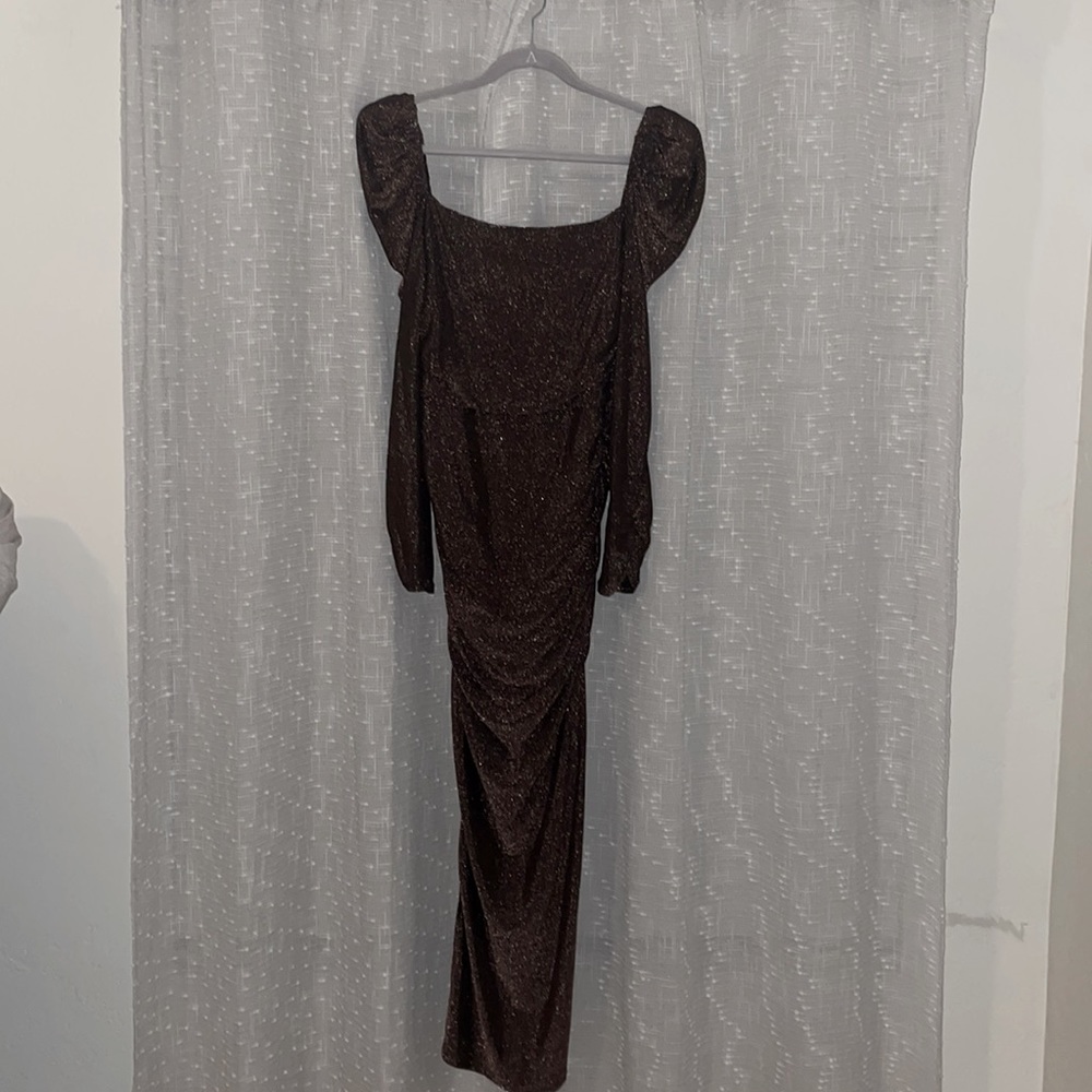 Brown sparkly Coctail dress